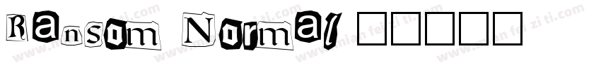 Ransom Normal字体转换